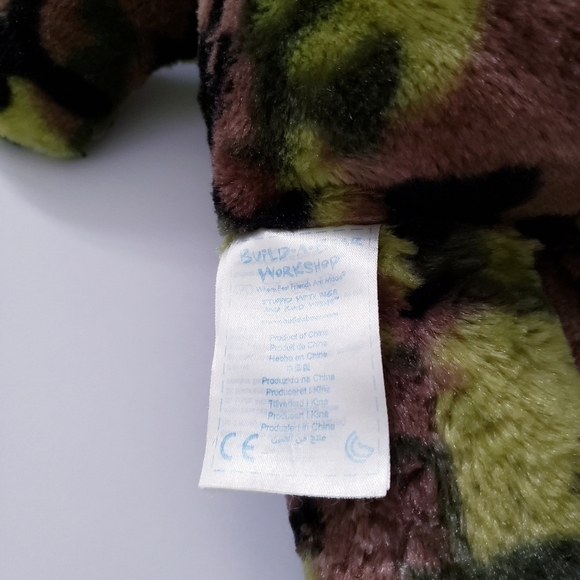 Build A Bear CAMO Teddy Bear Camouflage Bear 17" Army Military Hunting Plush - Picture 3 of 5